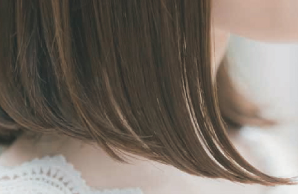 髪